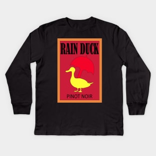 Rain Duck from American Dad Kids Long Sleeve T-Shirt